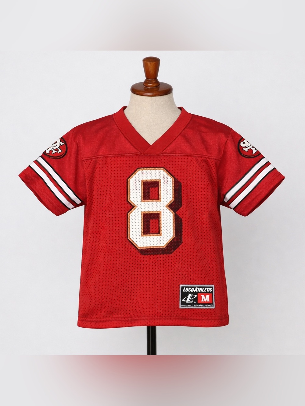 Vintage Steve Young #8 San Francisco 49ers Logo Athletic Jersey Youth M 10-12